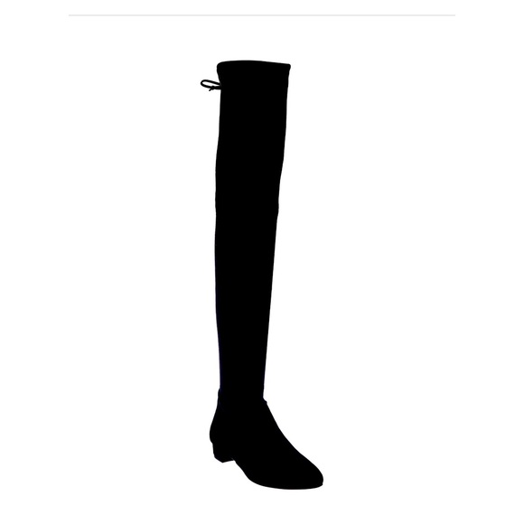 Stewart Weitzman Black Suede Over-the-Knee Women's Boots NWOT - Picture 1 of 7